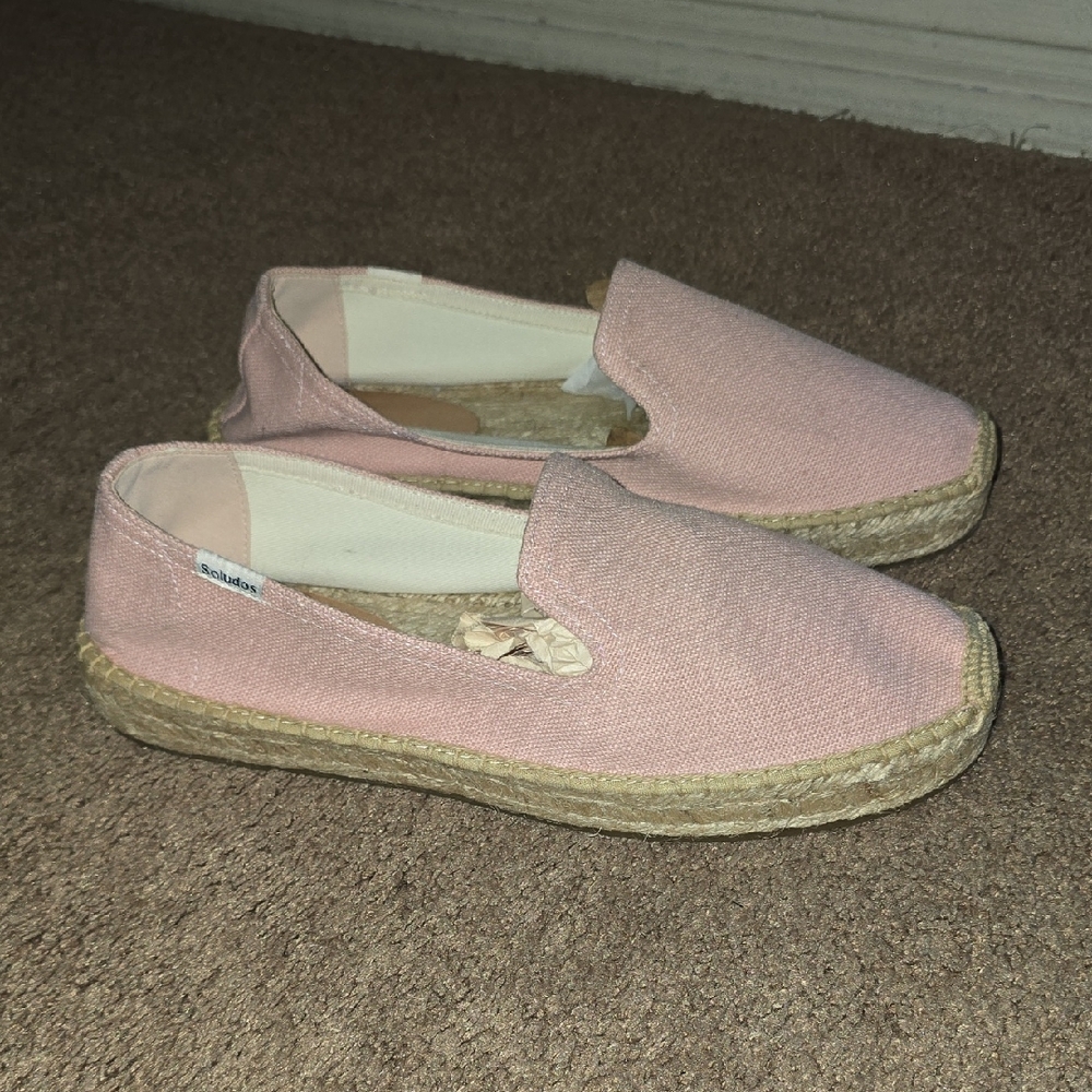 Soludos Blush Espadrille Slip-Ons